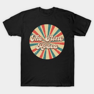 Circle Design Stone Proud Name Birthday 70s 80s 90s Styles T-Shirt